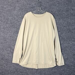 Peckham Mens Polartec Cold Weather Undershirt Size Large Long Tan Layering